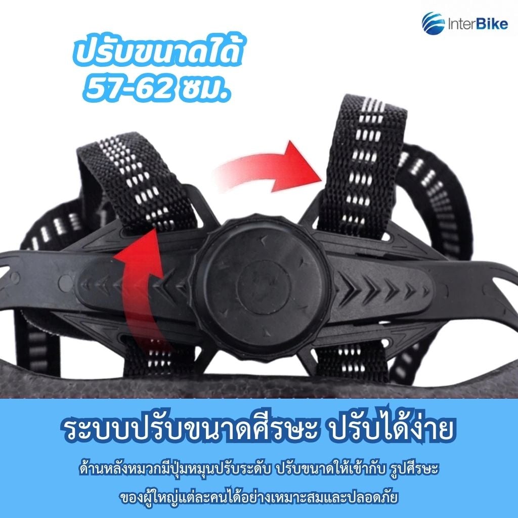 หมวกกันน็อกผู้ใหญ่ INTERBIKE XTREME สีขาว_2